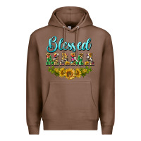 Chestnut blessed mama Premium Hoodie - BarkalooDesign
