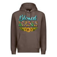 Coffee blessed mama Premium Hoodie - BarkalooDesign