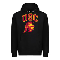 Black #usc Premium Hoodie - linhVisuals