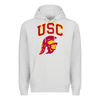 Dove Grey #usc Premium Hoodie - linhVisuals