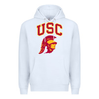 White #usc Premium Hoodie - linhVisuals