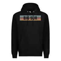Black big sur california ca usa retro sweatshirt Premium Hoodie - linhVisuals