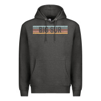 Charcoal Heather big sur california ca usa retro sweatshirt Premium Hoodie - linhVisuals
