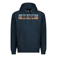 Navy big sur california ca usa retro sweatshirt Premium Hoodie - linhVisuals