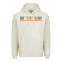 Oatmeal Heather big sur california ca usa retro sweatshirt Premium Hoodie - linhVisuals