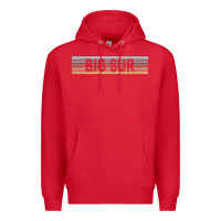 Red big sur california ca usa retro sweatshirt Premium Hoodie - linhVisuals