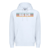 White big sur california ca usa retro sweatshirt Premium Hoodie - linhVisuals