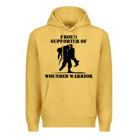 Antique Gold wounded war Premium Hoodie - linhVisuals