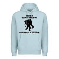 Blue Mist wounded war Premium Hoodie - linhVisuals