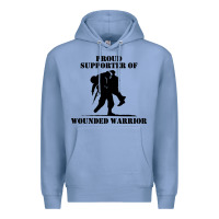 Colony Blue wounded war Premium Hoodie - linhVisuals
