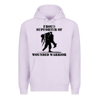 Lilac wounded war Premium Hoodie - linhVisuals