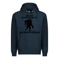 Navy wounded war Premium Hoodie - linhVisuals