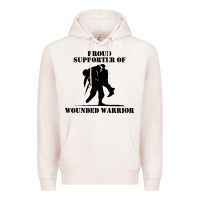 Pale Pink wounded war Premium Hoodie - linhVisuals