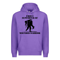 Purple wounded war Premium Hoodie - linhVisuals