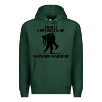 Sports Green wounded war Premium Hoodie - linhVisuals