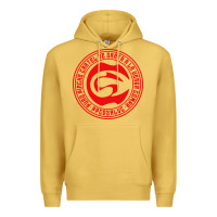Antique Gold cartel de santa Premium Hoodie - linhVisuals
