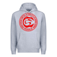 Heather Grey cartel de santa Premium Hoodie - linhVisuals