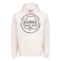 Pale Pink paddys irish pub Premium Hoodie - linhVisuals
