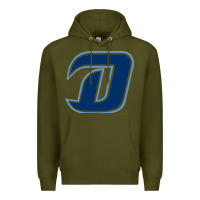 Army Green NC Dinos Premium Hoodie - linhVisuals