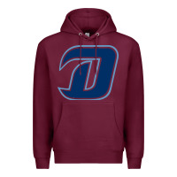 Burgundy NC Dinos Premium Hoodie - linhVisuals