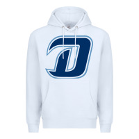 White NC Dinos Premium Hoodie - linhVisuals