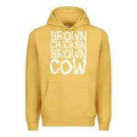 Antique Gold brown chicken brown cow Premium Hoodie - linhVisuals