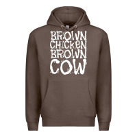 Coffee brown chicken brown cow Premium Hoodie - linhVisuals