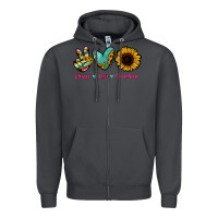 Smoke Peace Love Sunshine Zipper Hoodie - RanaPortraitStore