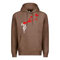 Chestnut banksy Premium Hoodie - linhVisuals