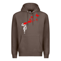 Coffee banksy Premium Hoodie - linhVisuals