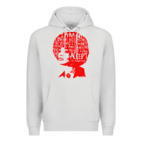 Dove Grey angela davis political activist Premium Hoodie - linhVisuals