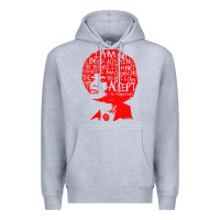 Heather Grey angela davis political activist Premium Hoodie - linhVisuals