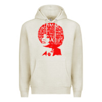 Oatmeal Heather angela davis political activist Premium Hoodie - linhVisuals