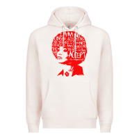 Pale Pink angela davis political activist Premium Hoodie - linhVisuals
