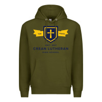 Army Green crean lutheran high school Premium Hoodie - linhVisuals