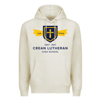 Oatmeal Heather crean lutheran high school Premium Hoodie - linhVisuals