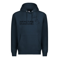 Navy studio ghibli3 Premium Hoodie - linhVisuals