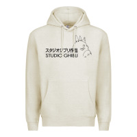 Oatmeal Heather studio ghibli3 Premium Hoodie - linhVisuals