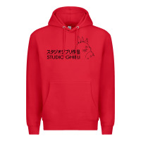 Red studio ghibli3 Premium Hoodie - linhVisuals