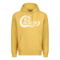 Antique Gold chicago retro styled faded design Premium Hoodie - linhVisuals