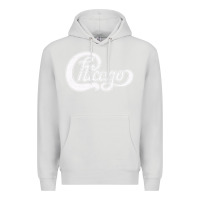 Dove Grey chicago retro styled faded design Premium Hoodie - linhVisuals