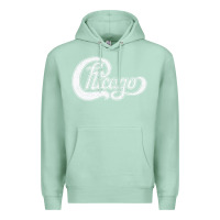 Seafoam chicago retro styled faded design Premium Hoodie - linhVisuals