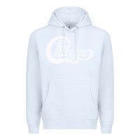White chicago retro styled faded design Premium Hoodie - linhVisuals