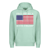 Seafoam pro america anti trump shirt   american usa flag resist t shirt Premium Hoodie - linhVisuals