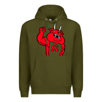 Army Green glynn academy mascot Premium Hoodie - linhVisuals