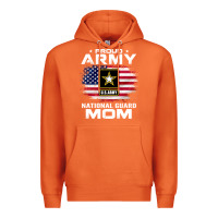 Carrot proud army national guard mom with american flag gift pullover hoodie Premium Hoodie - linhVisuals