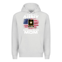 Dove Grey proud army national guard mom with american flag gift pullover hoodie Premium Hoodie - linhVisuals