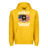 Lemon proud army national guard mom with american flag gift pullover hoodie Premium Hoodie - linhVisuals