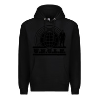 Black the man from uncle Premium Hoodie - linhVisuals
