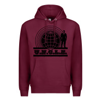 Burgundy the man from uncle Premium Hoodie - linhVisuals